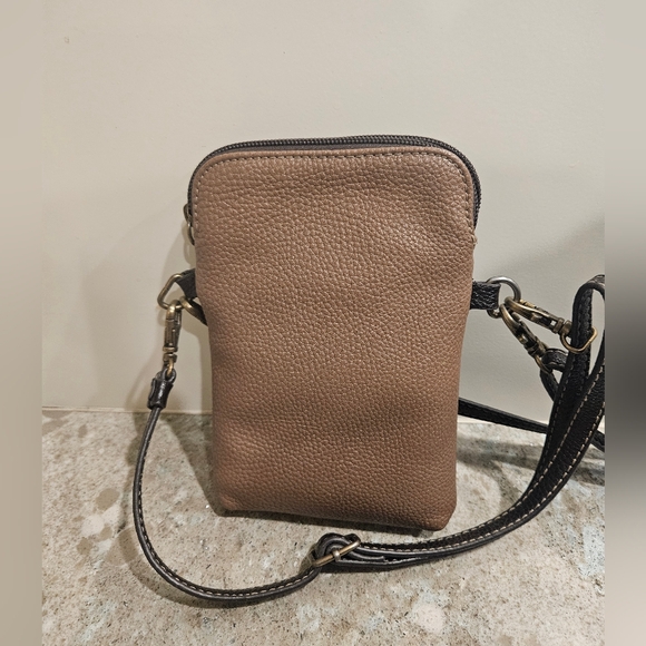 Chala Phone / Crossbody Handbag Faux Leather w / Adjustable Strap Dog Paw Print - Picture 9 of 12